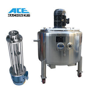Cuve d'émulsification et d'homogénéisation électrique à chauffage vapeur 200L 500L 1000L 2000L - Product Image 1