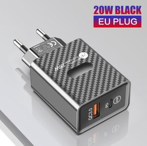 Factory Wholesale Electric PD+QC3.0 Fast Charging 5V/2A <b>Type</b>-<b>C</b>+<b>USB</b> <b>Adapter</b> for IPhone13 12 Pro Max - Product Image 6