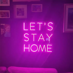 Custom restiamo a casa supporto delle insegne al neon personalizzando diversi caratteri per decorare le camere da letto al neon - Product Image 1