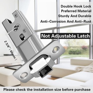 Pocket <strong>Door</strong> Privacy Lock and Pull Zinc Alloy Contemporary Pocket <strong>Door</strong> <strong>Knob</strong> Flush <strong>Door</strong> Handles Privacy (Bed/Bath) Latch - Product Image 6