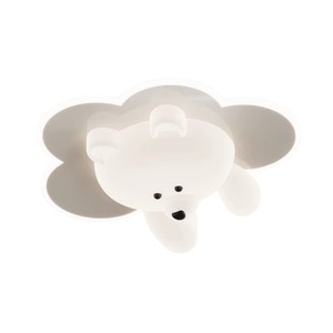 Lampada da Soffitto LED Creativa a Forma di Orso, Semplice e Carina, Protezione per gli Occhi, <span class=keywords><strong>Lampadario</strong></span> a <span class=keywords><strong>Nuvola</strong></span> per Cameretta di Bambini e Bambine - Product Image 3