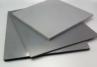 Tige de panneau de feuille de PVC gris clair de haute qualité avec service de coupe et de traitement personnalisé de plaque de PVC gris foncé