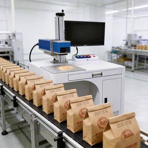 CO2 RF Metal Tube Laser Marking <b>Machine</b> 20W 30W 60W Sealed Optical Path Cabinet Laser <b>Engraver</b> for Nonmetal Materials - Product Image 1