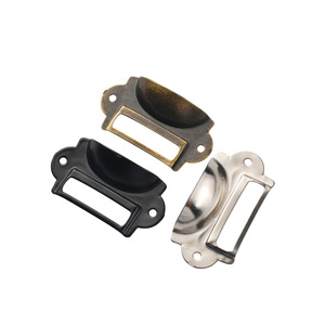 <b>Metal</b> Drawer Handle Bronze Silver Black Iron Traditional Style Easy Installation Cabinet Hardware Part B-388 - Product Image 5