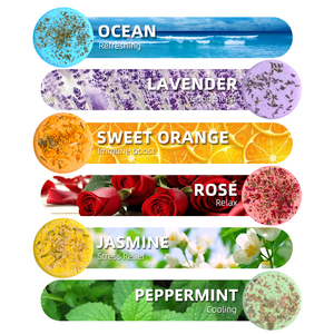 ผลิตภัณฑ์ละลายไอน้ำเพื่อความผ่อนคลายในบ้าน,เครื่องอบไอน้ำน้ำมันหอมระเหยแท็บเล็ตแฮนด์เมดธรรมชาติของขวัญระเบิดอาบน้ำ6ชิ้น - Product Image 2