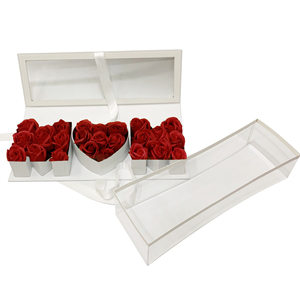 Wholesale <strong>Luxury</strong> Clear Rose Packaging Mother's Day Gift <strong>Box</strong> 2024 Mom <strong>Flower</strong> Gift <strong>Box</strong> for Mother's Day <strong>Box</strong> - Product Image 2