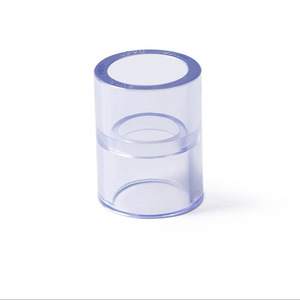 Conector Transparente de PVC Yuxin, Tipo Recto, para Tuberías de Suministro de Agua - Product Image 1