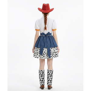 Costume de cosplay Jessie Cowgirl d'Halloween, robe et chapeau de poupée cowboy, déguisement de femme pour jeu de rôle inspiré du film d'animation - Product Image 5