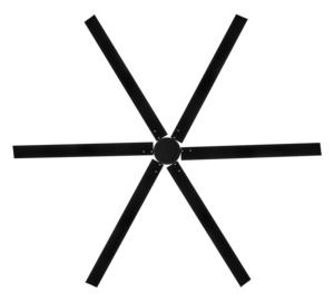 120インチ屋外用ダウンロッドマウント<span class=keywords><strong>DC</strong></span>シーリングファン、リモコン付き、6枚の幅広ブレードで大きなパティオに最適、ブラック - Product Image 2