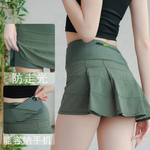 定制瑜伽跑步健身房粉色性感迷你高级优雅高尔夫百褶网球裙带口袋 - Product Image 3