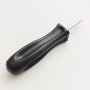 Tournevis double usage Ph2 Sl6 50 mm, manche noir magnétique, acier au vanadium, norme métrique, outil monocolore - Product Image 5