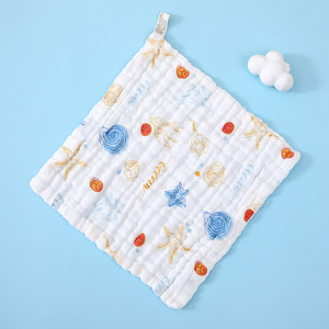 Asciugamano per Neonati in Cotone Organico Super Morbido 30x30, Rettangolare e Quadrato, con Stampe Cartoon - Product Image 6