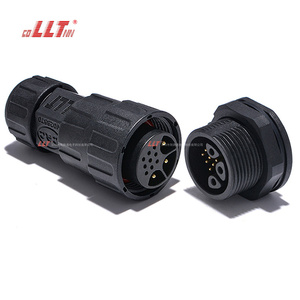 Llt M25 3 + 8Pin lai không thấm nước kết nối IP67 IP68 Bảng điều chỉnh gắn kết điện không thấm nước dẫn dải kết nối - Product Image 5