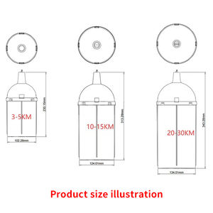 Комплект оборудования для FPV-дронов: оптоволоконная связь, беспроводные и радиочастотные модули, сверхдальняя связь 10 км, модель UVA - Product Image 5