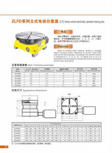 Disco de indexación eléctrico vertical, 4 estaciones, velocidad del motor 900r/min - Product Image 3