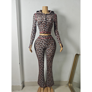<span class=keywords><strong>Ensemble</strong></span> décontracté de voyage deux pièces pour <span class=keywords><strong>femme</strong></span>, veste zippée à capuche coupe slim minimaliste et pantalon large, avec logo personnalisé, haute qualité - Product Image 6