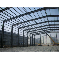 Entrepôt en acier préfabriqué durable |   Bâtiment industriel à faible coût pour le stockage et l'utilisation en usine
