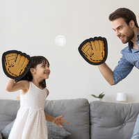 Ensemble de jeu de lancer et de attraper la balle, facile à utiliser, balles collantes réglables, jouet de qualité supérieure pour débutants, pagaie adaptée à toutes les tailles de mains, pour l'extérieur, toutes saisons