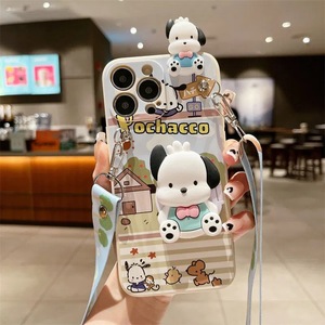 Funda de Teléfono de TPU con Diseño de Dibujos Animados, con Espejo y Cordón de <span class=keywords><strong>Pacha</strong></span> Dog, para VIVO V30 X100 Y17S IQOO Z9S, Gran Venta - Product Image 2