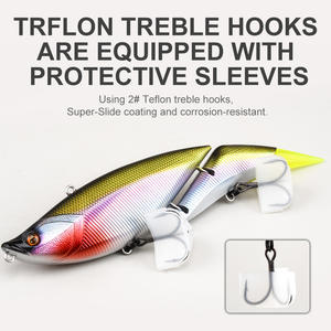 TEASER 190mm 55g flottant pêche en mer Minoan Double appât en plastique souple queue à la traîne gros gibier leurre de pêche - Product Image 4