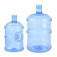 Bouteille d'eau en plastique minéral PC de 5 gallons, bouteille d'eau en polycarbonate avec poignée