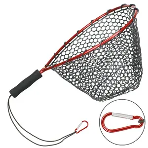 China Wholesale Fishing Landing Net length 50cm with EVA Handle sport landing net