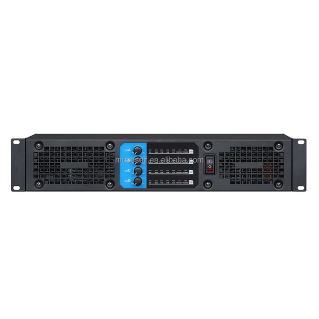 Power Amplifier Professional 4 Channels Amplifier 350W at 8 Om Amplificadores for Speaker Digital Fosi Amplifier ET4500