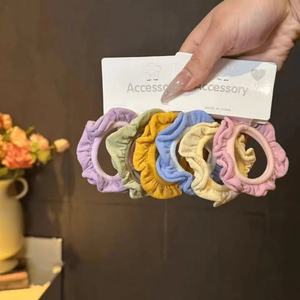 Élastique à cheveux pour queue de cheval haute, sans corde, style audacieux, nouvelle collection 2026, haute élasticité et durable - Product Image 2