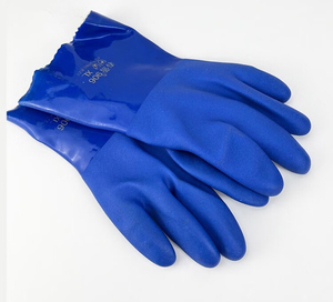 Gants de travail en PVC en gros - Résistants aux acides, aux alcalis et aux huiles, doublés de coton, flexibles, durables, résistants aux produits chimiques, gants <span class=keywords><strong>pour</strong></span> hommes - Product Image 6