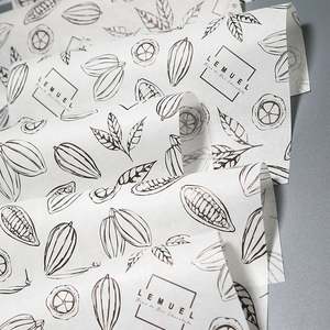 Papier d'emballage personnalisé 40 g/m² pour chariots de nourriture, papier pour sandwichs, papier pour panier de nourriture - Product Image 5