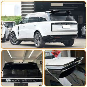 Couvercle de coffre arrière motif de lèvre de botte aileron ailes noir ABS sport style brillant noir pour Land Range Rover Vogue 2023 2024 - Product Image 5