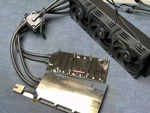 One-to-Two Graphics Card <b>Water</b> <b>Cooling</b> Kit for L40/L40S Liquid Cooler with 3-<b>Fan</b> Radiator - Product Image 3