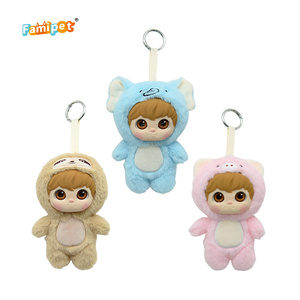 Famipet Fabricante Mayorista Nuevo Lindo Llavero de Peluche con Diseño de Cara de Vinilo, Colgante para Mochila, Juguete - Product Image 1