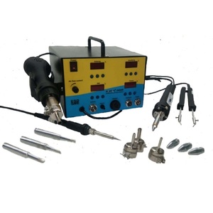 SMD Rework <b>Station</b> Hot Air BGA <b>Soldering</b> Repair Tool Adjustable Temperature LCD Display For PCB Circuit Board - Product Image 6