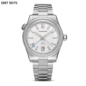 Reloj de Lujo para Hombre, Mecánico, Automático, con Movimiento de Cuerda Automática Japan <span class=keywords><strong>Miyota</strong></span> 9075, GMT, Logotipo Personalizado, BGW9 Super Luminoso - Product Image 2