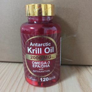 อาหารเสริมเพื่อสุขภาพ OEM ODM น้ำมันคริลล์แอนตาร์กติกแบบซอฟต์เจล 120 แคปซูล สำหรับสุขภาพ โอเมก้า 3 EPA DHA อาหารเสริมบำรุงร่างกายประจำวัน - Product Image 4