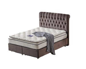 Mars Hybrid Matelas en latex à ressorts ensachés Bambou et mousse à mémoire de forme Budget-Friendly pour chambre à coucher ou à l'hôpital - Product Image 1