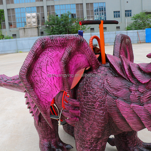 Mexiko Stadt Unterhaltung Einkaufs zentrum Fernbedienung elektronische <span class=keywords><strong>Zoo</strong></span> Walking Tier elektrische Drachen fahrt auf Spielzeug Dinosaurier Fahrten - Product Image 3