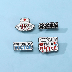 Pin de Esmalte Médico para Doctor y Enfermera, Joyerí<span class=keywords><strong>a</strong></span> Médica Elegante, Regalos para Enfermeras, Broches - Product Image 1