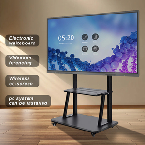 Tablet grafis OEM 65 inci, papan tulis elektronik interaktif dengan pena/layar sentuh jari - Product Image 3