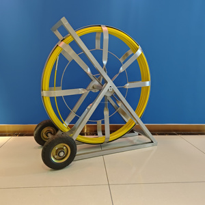 เหล็กดันสายไฟขนาด 1/2 นิ้ว x 300 เมตร ขนาด 12 มม. 11 มม. ทำจากไฟเบอร์กลาส โพลีเอทิลีนความหนาแน่นสูง เคลือบ ABS และ PP สำหรับการวางสายเคเบิล - Product Image 3