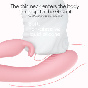 Tavşan vibratör 10 titreşim modları şarj edilebilir çift motorlu kadın vibratör G Spot klitoral için stimüle seks oyuncakları kadınlar için - Product Image 5