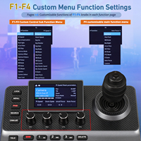 Controlador de Cámara PTZ FoMaKo PoE con Pantalla LCD de 3 Pulgadas, Joystick 4D para Iglesia, PELCO D/P RS232 RS485 (Sin Licencia NDI) KC606