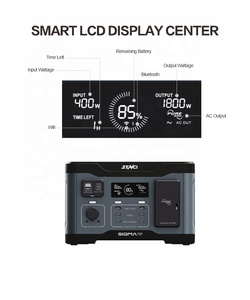 Station d'alimentation portable Senci 1500W, stockage d'énergie mobile pour la maison, sortie parallèle, Lithium PRO 1000, panneaux solaires 1500W - Product Image 2