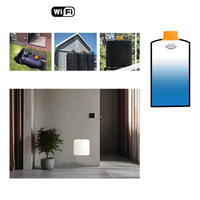 ME201W Capteur de niveau d'eau intelligent WiFi TUYA avec alarme ultrasonique 0,1-4m pour la sécurité de la maison, de la villa et de l'usine, étanche IP65