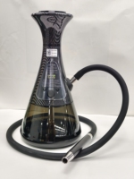 Usine directe noir électrique Mini narguilé gousses Portable Shisha tête sans charbon de bois Type motif givré techniques