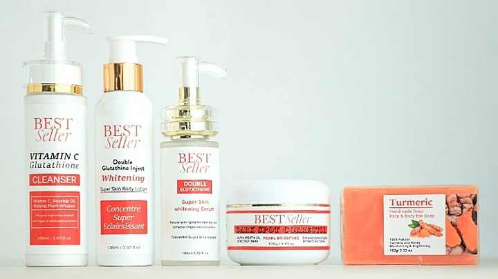Whitening Cream for the Skin Dark Spot Bleaching Skin Care Set Double  Glutathione Super Skin Whitening Serum