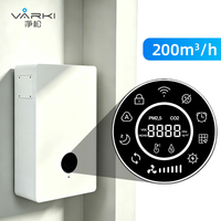 Ventilateur d'air frais intelligent Varki, 200 m³/h, à flux unidirectionnel, avec chauffage et filtre HEPA, ventilateur DC pour pièce individuelle, directement de l'usine