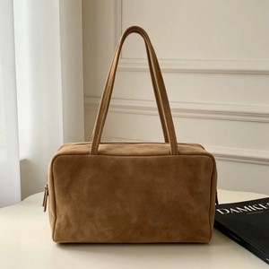Phong Cách Châu Âu Da Bò Nubuck Túi Xách Nữ Boston Túi Retro Da Thật Chính Hãng Da Nữ Đeo Vai Túi Da Lộn - Product Image 1