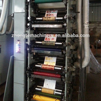 RY-470 Quatre couleurs séchoir UV flexo impression machine à étiquettes